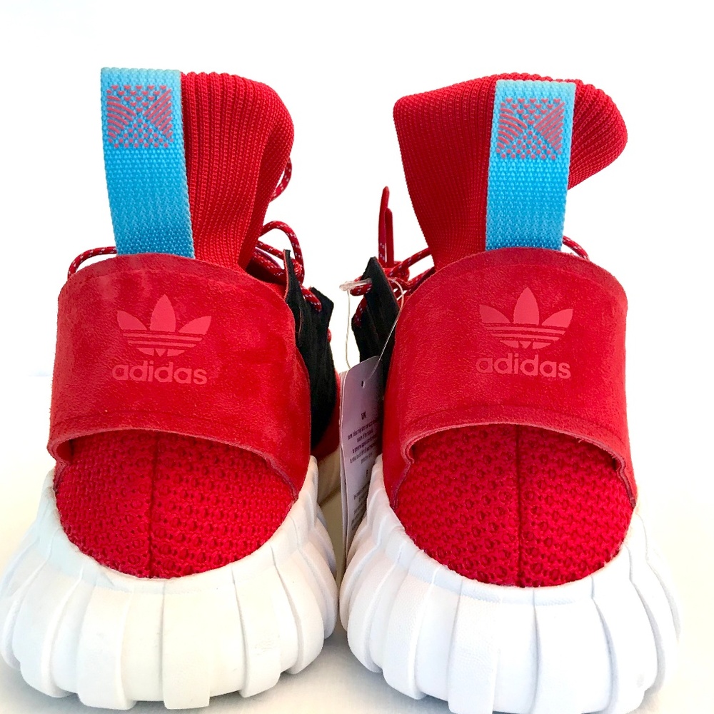 NEW adidas TUBULAR DOOM WINTER Shoes Red Size 11.5 - Picture 4 of 7